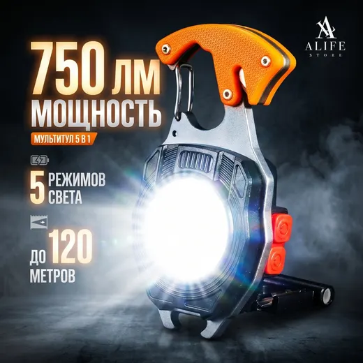 Фонарь ALIFE store W5137 ручной черный